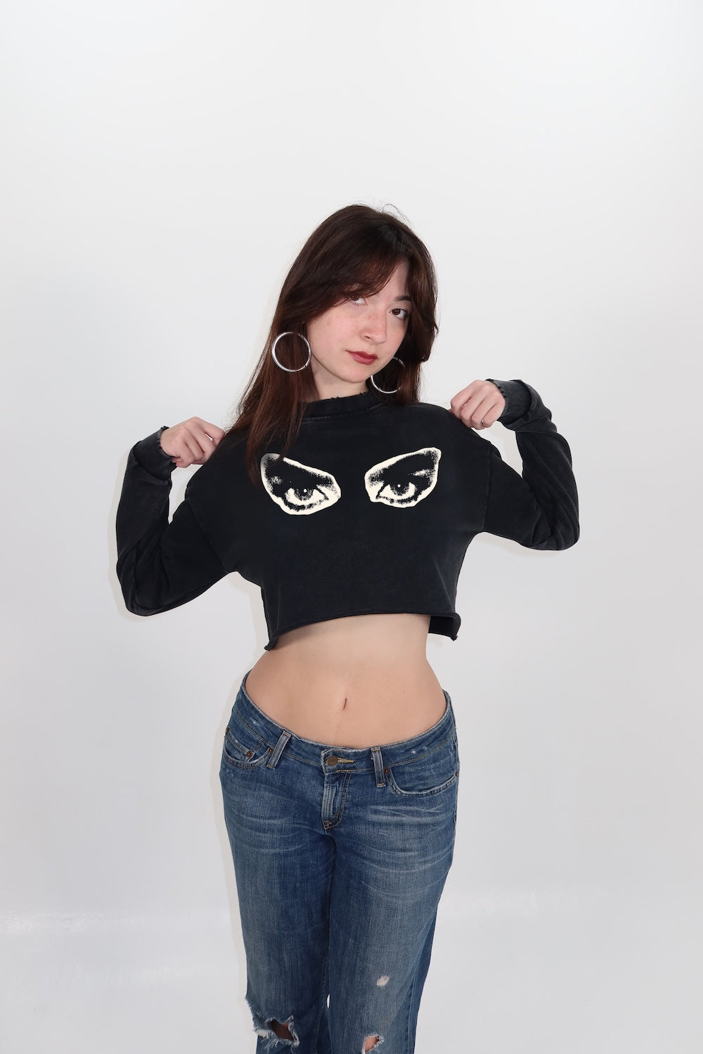 1am Cropped Sweatshirt