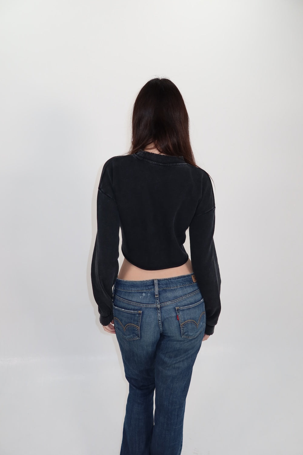 Tenet Cropped Sweatshirt Black