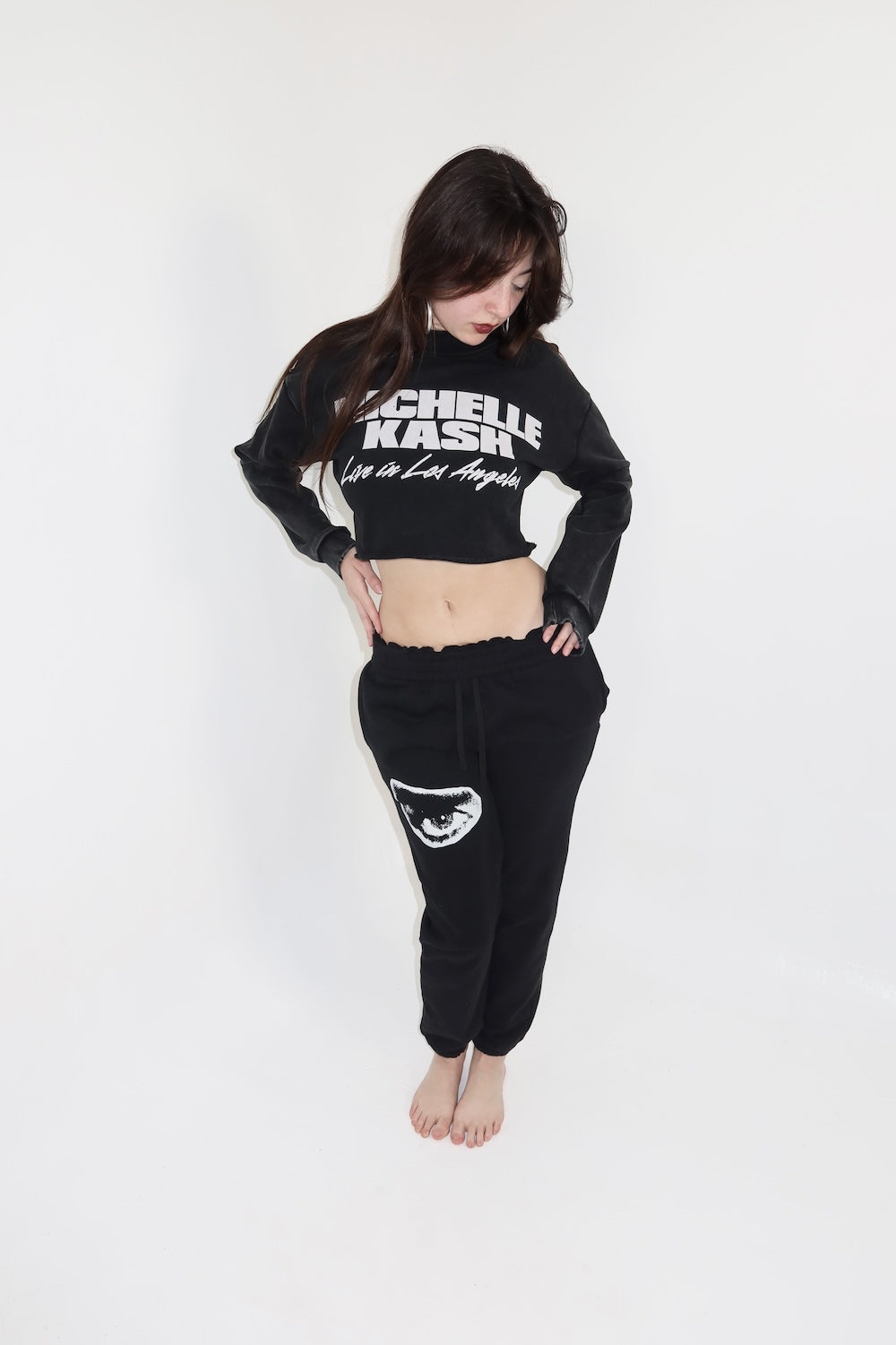 LA Live Cropped Sweatshirt