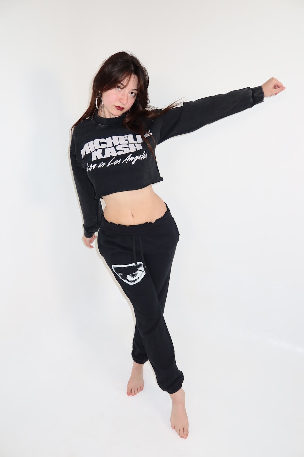 LA Live Cropped Sweatshirt