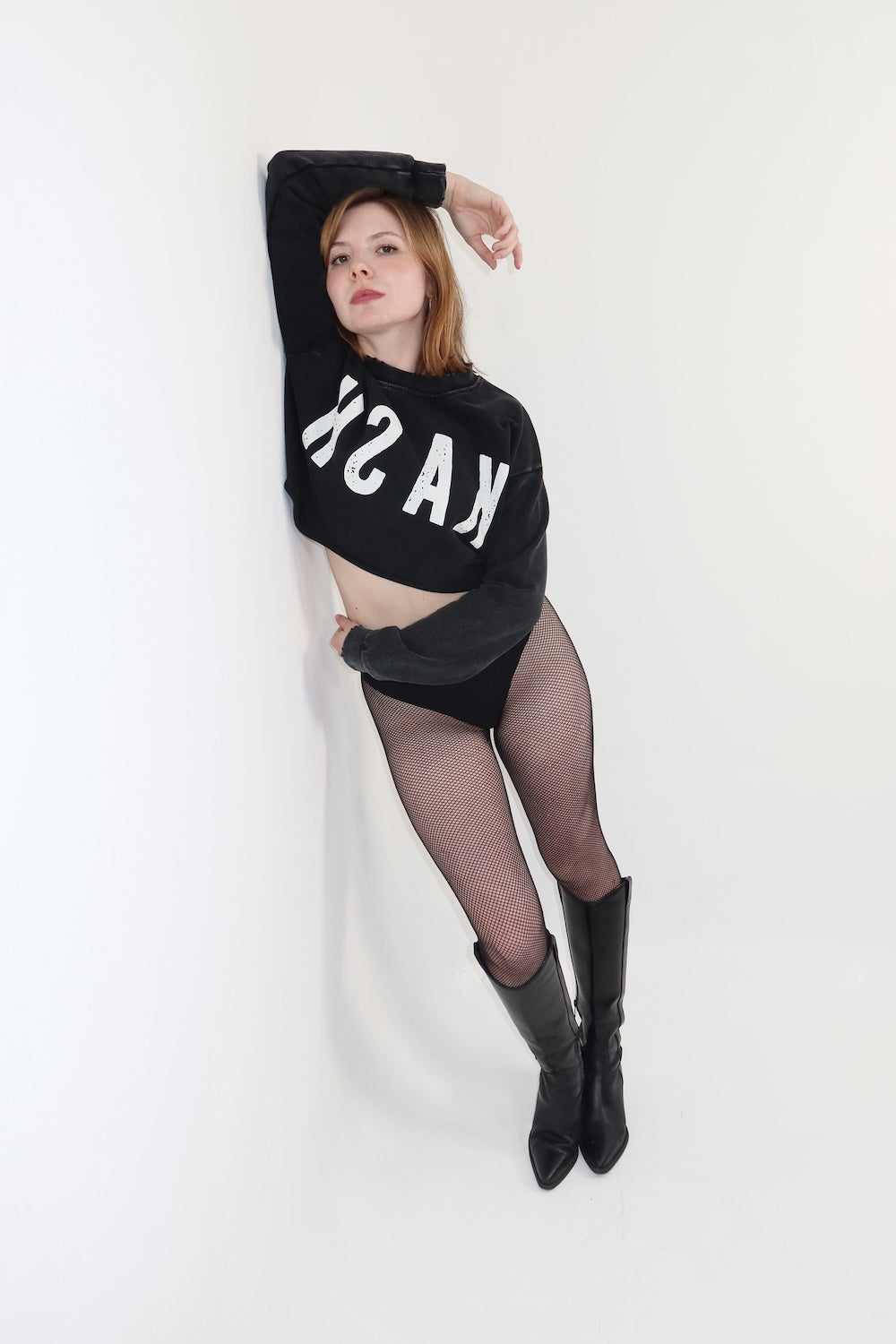 Tenet Cropped Sweatshirt Black