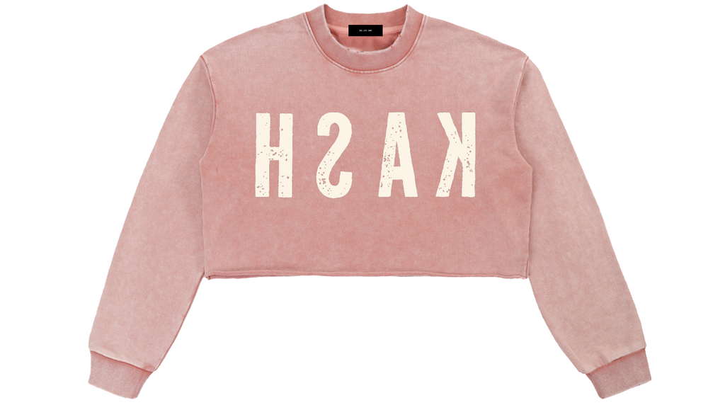 Tenet Cropped Sweatshirt Pink