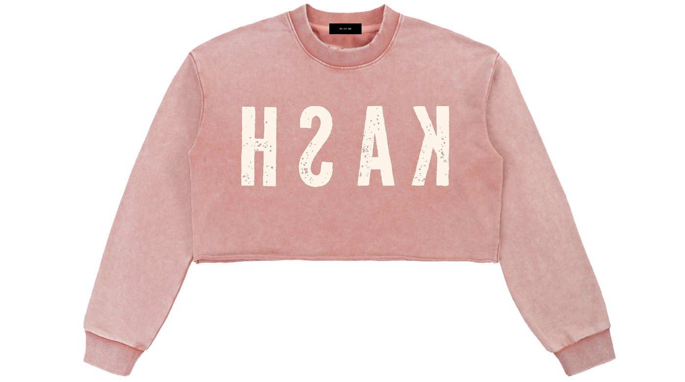 Tenet Cropped Sweatshirt Pink