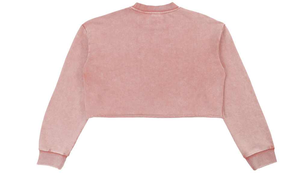 Tenet Cropped Sweatshirt Pink