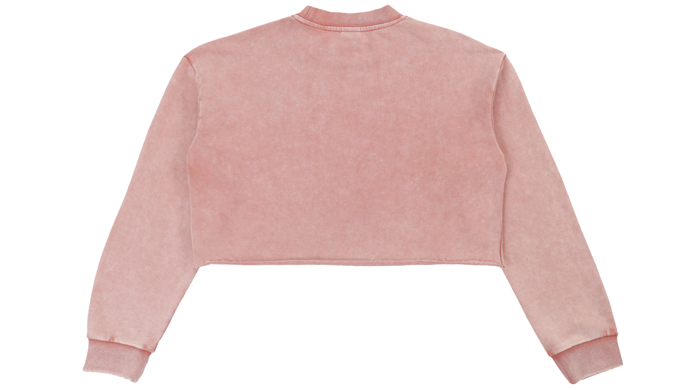Tenet Cropped Sweatshirt Pink
